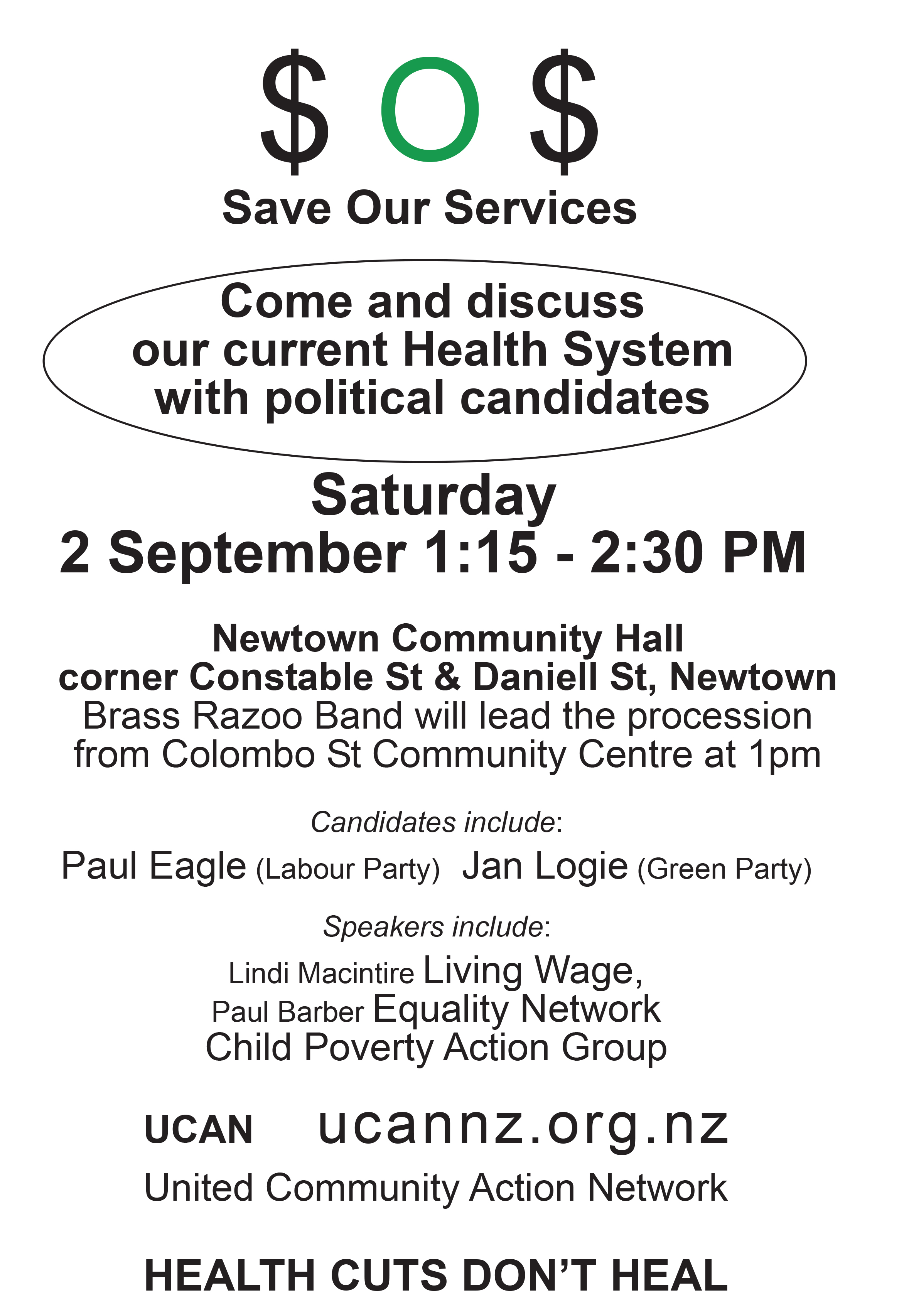 UCAN FORUM VENUE CHANGE Poster ( A4)